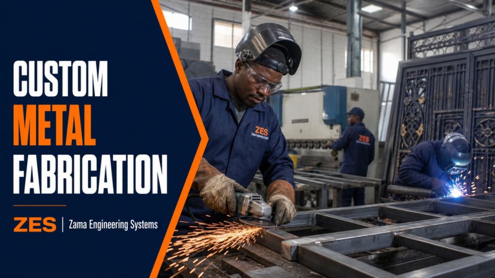 Custom Metal Fabrication Services for Purpose-Built Steelwork by Zama Engineering Systems