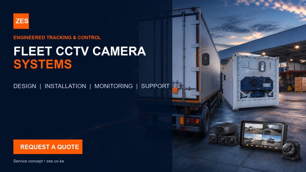Fleet CCTV Camera Systems service flyer by ZES Kenya