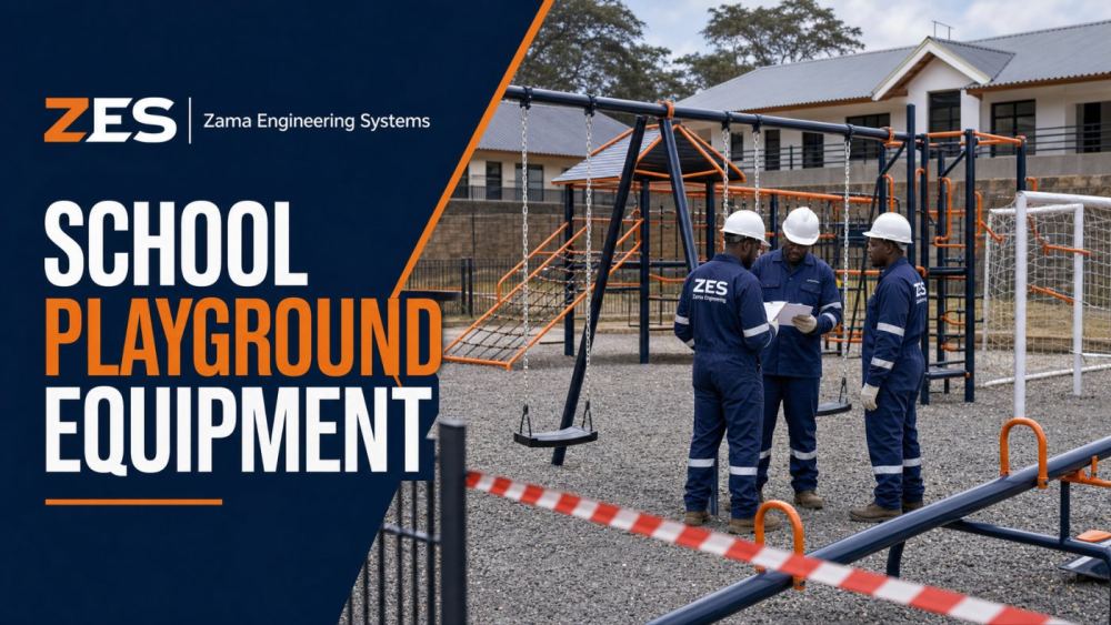 School Playground Equipment Fabrication and Metal Repairs by Zama Engineering Systems