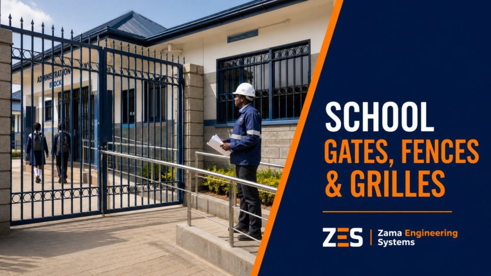 School Gate, Fence, Window Grille and Handrail Fabrication by Zama Engineering Systems