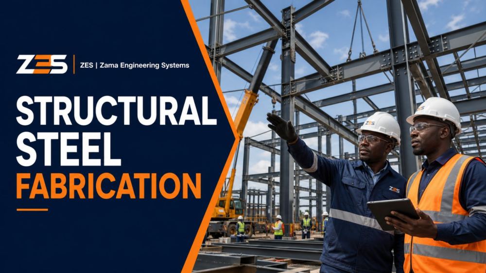Structural Steel Fabrication Company for Commercial and Institutional Buildings by Zama Engineering Systems