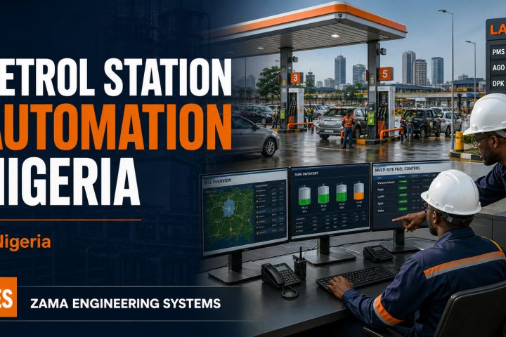 Petrol Station Automation Nigeria engineering flyer by ZES