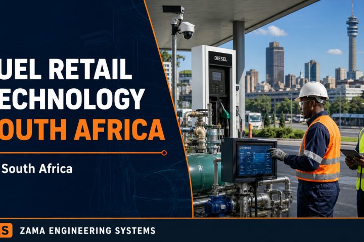 Fuel Retail Technology South Africa engineering flyer by ZES