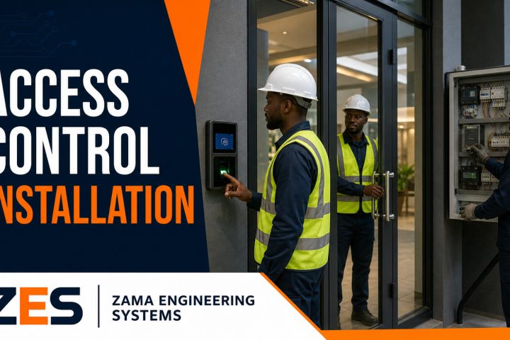 Access Control Installation professional service flyer by ZES