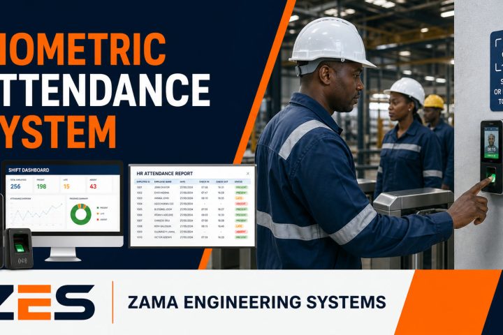 Biometric Attendance System professional service flyer by ZES