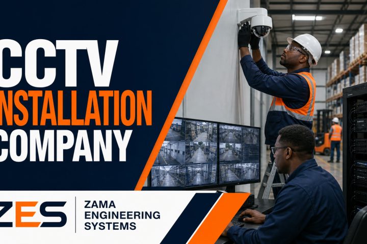 CCTV Installation Company professional service flyer by ZES