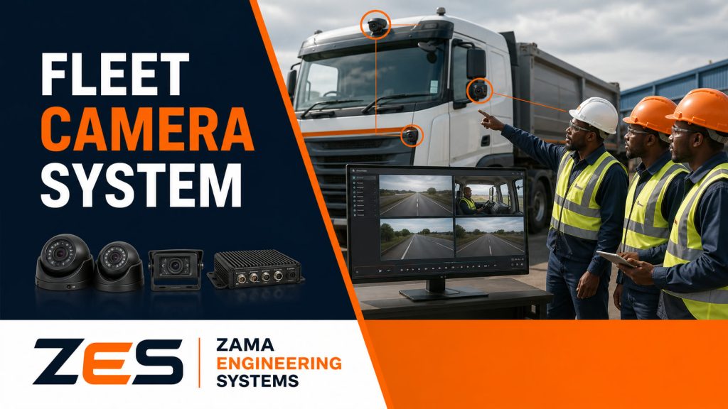 Fleet Camera System professional service flyer by ZES