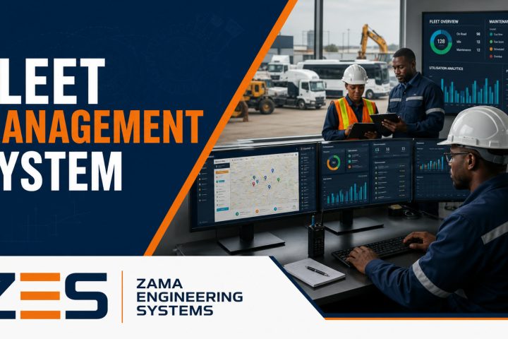 Fleet Management System professional service flyer by ZES