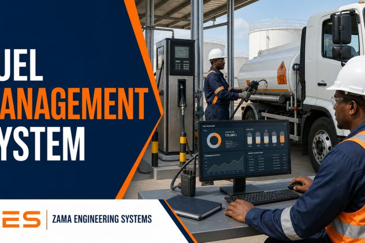 Fuel Management System professional service flyer by ZES