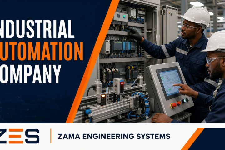 Industrial Automation Company professional service flyer by ZES