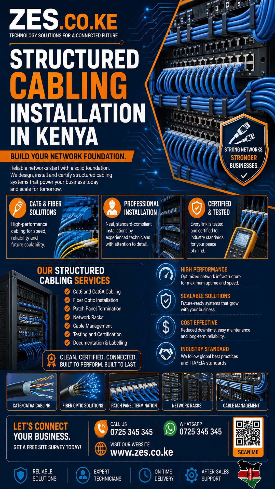 Structured Cabling Installation in Kenya
