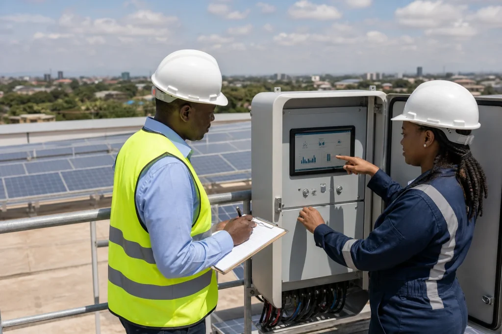 Commercial solar maintenance scope review in Kenya