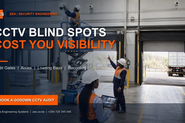 Godown CCTV blind-spot audit by Zama Engineering Systems