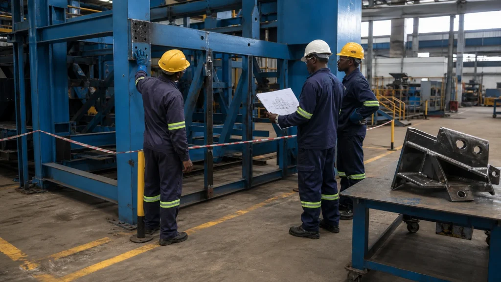 Planning industrial welding services around live operations in Nairobi