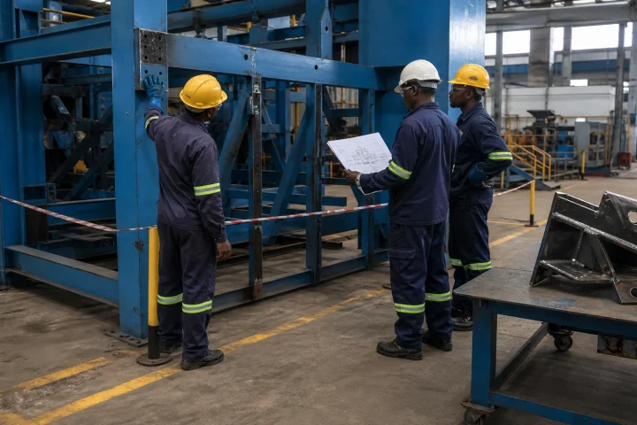 Planning industrial welding services around live operations in Nairobi