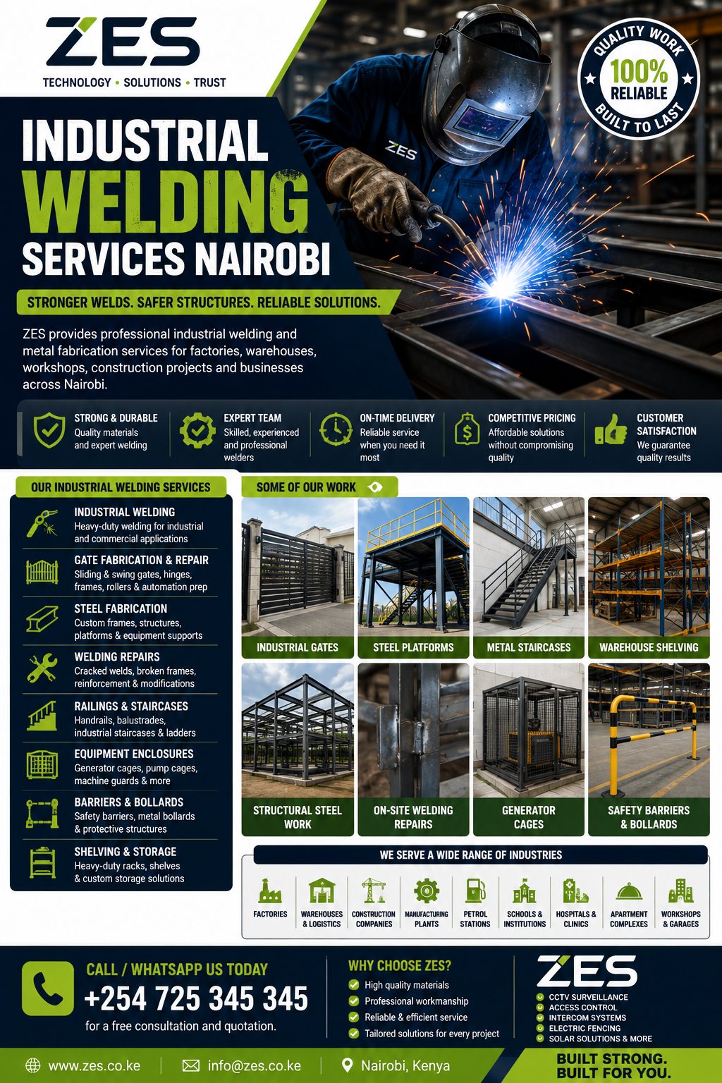 Industrial Welding Services Nairobi