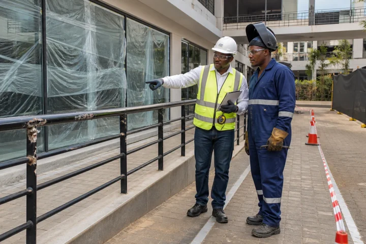Property readiness review for on-site welding services in Kenya