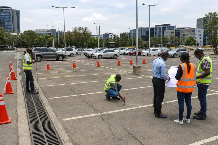 Site planning for parking-shade fabrication in Nairobi