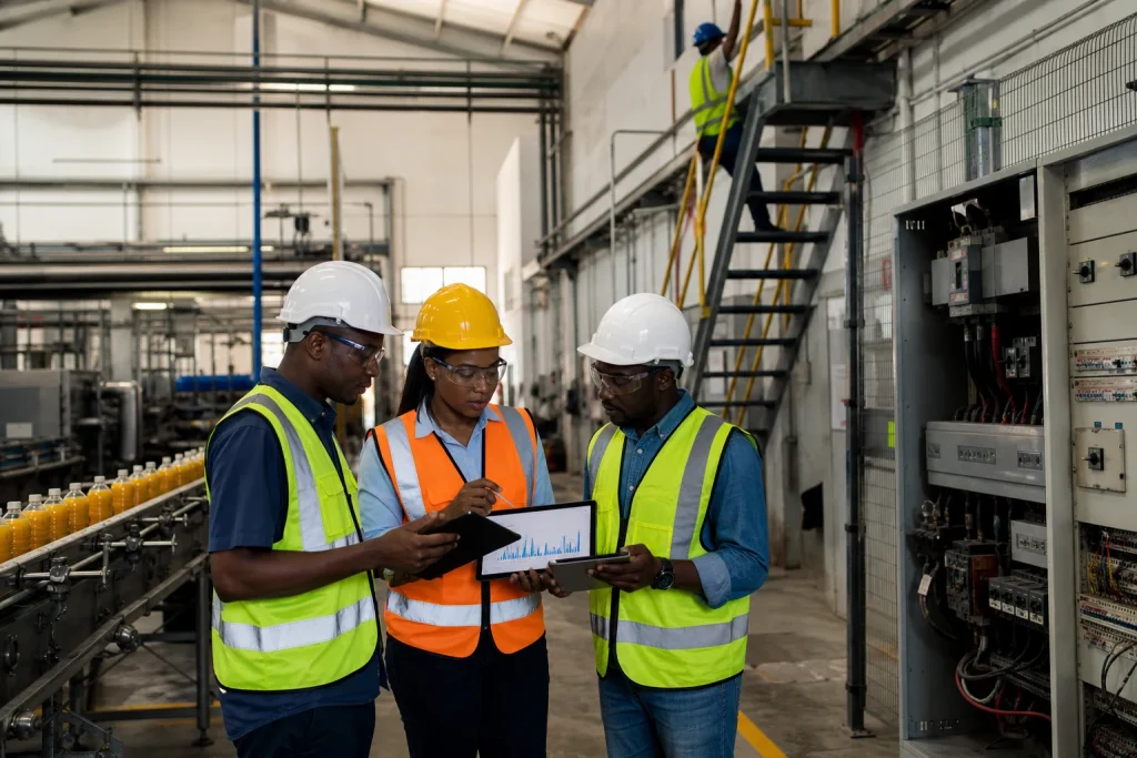 Production and electrical planning for solar installation at a factory in Kenya