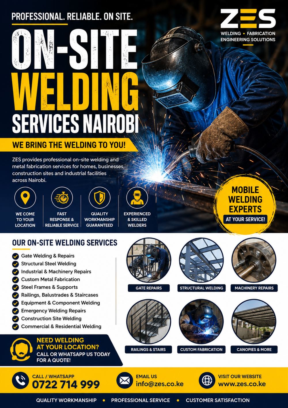 Industrial Welding Services Nairobi