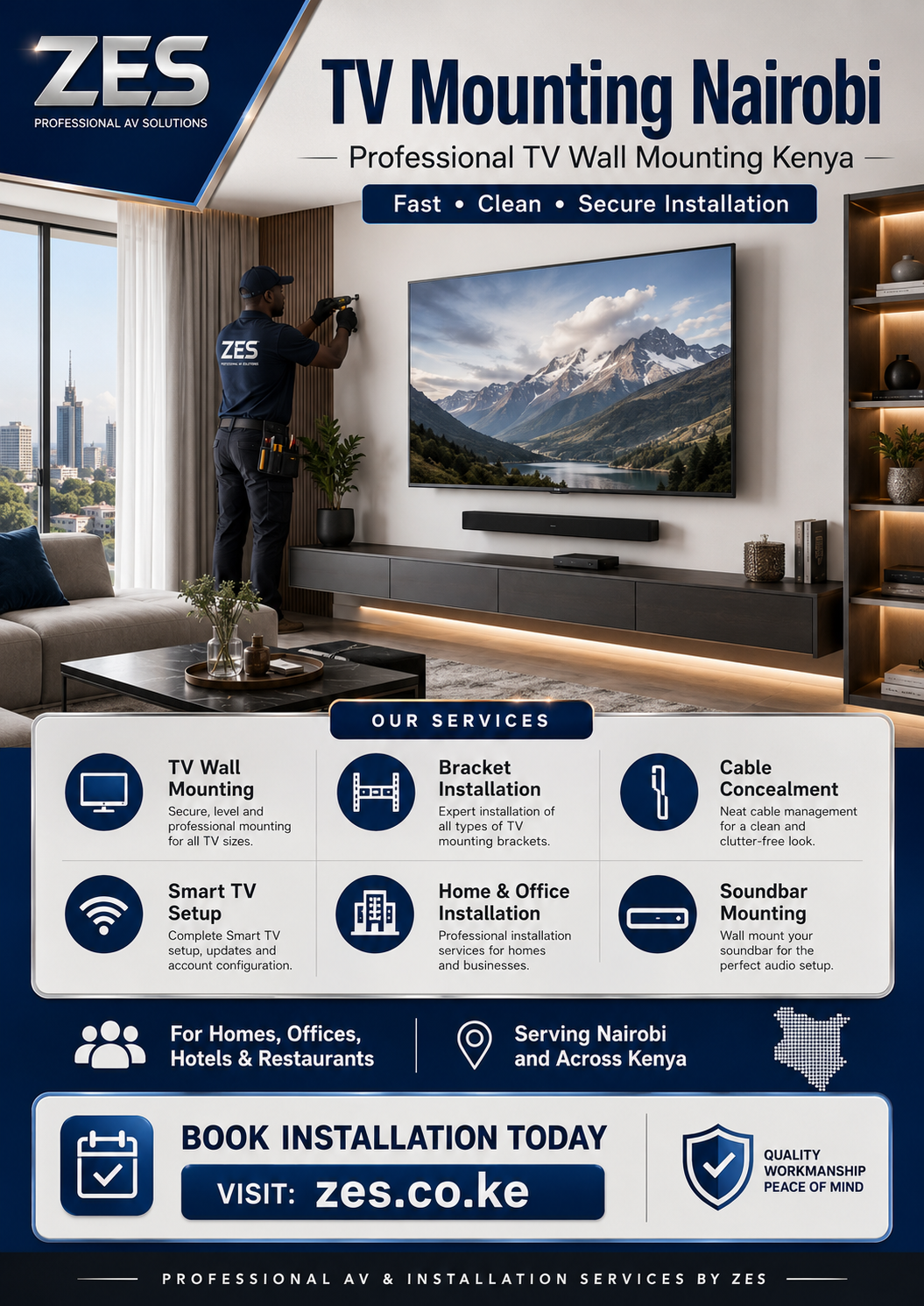 TV Mounting Nairobi