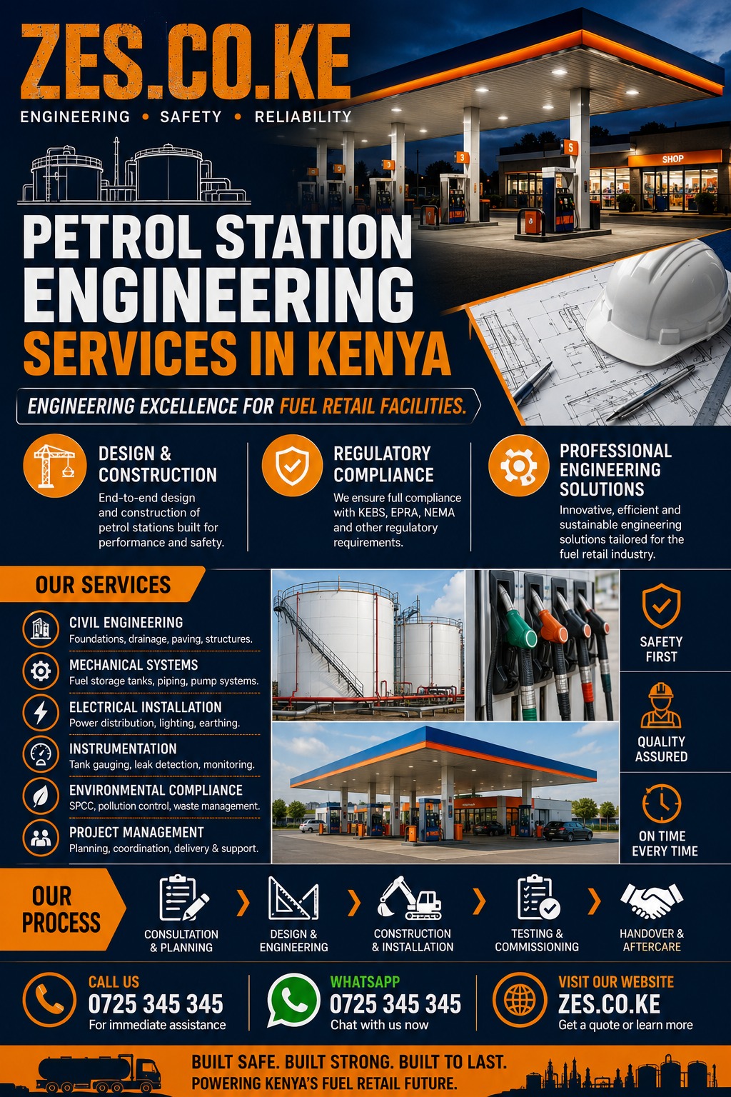 Petrol station engineering services in Kenya